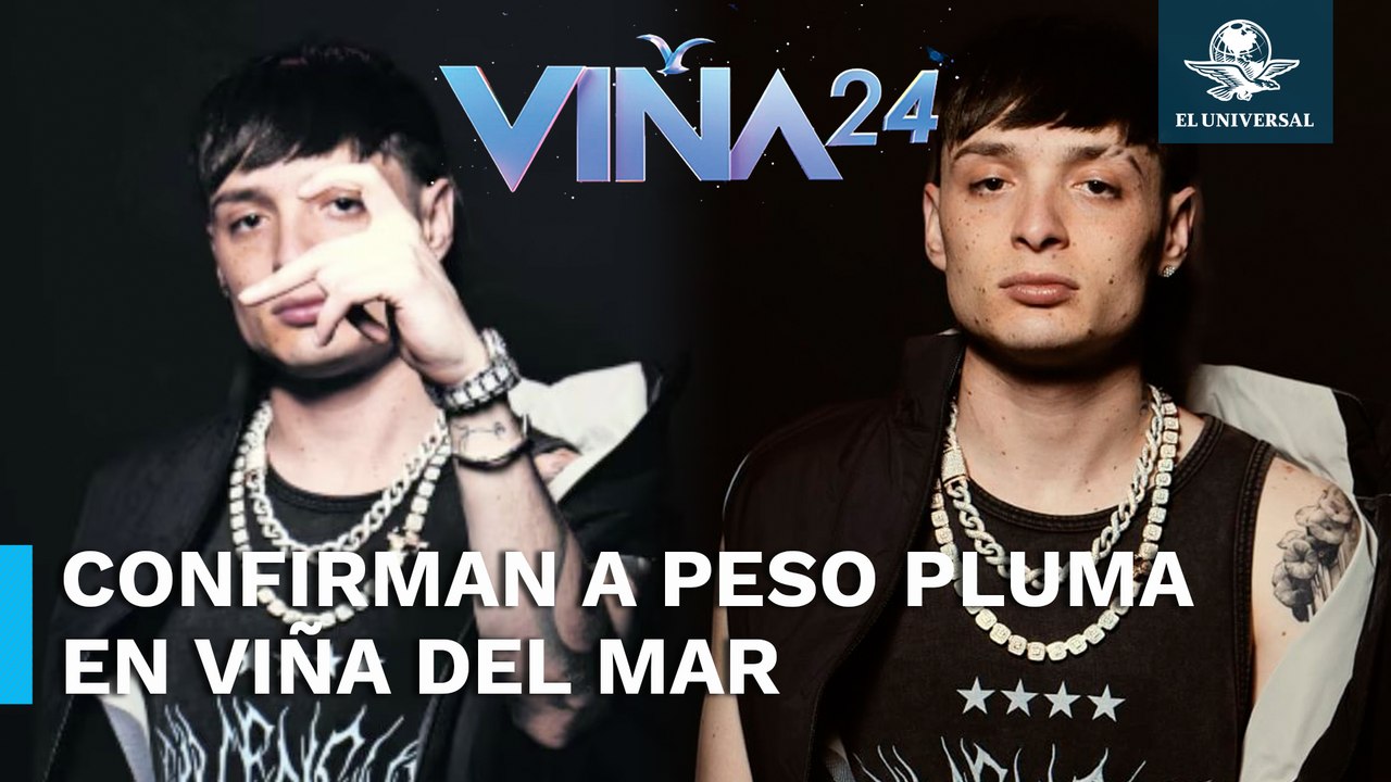Siempre sí, Peso Pluma sí se presentará en el Festival Viña del Mar