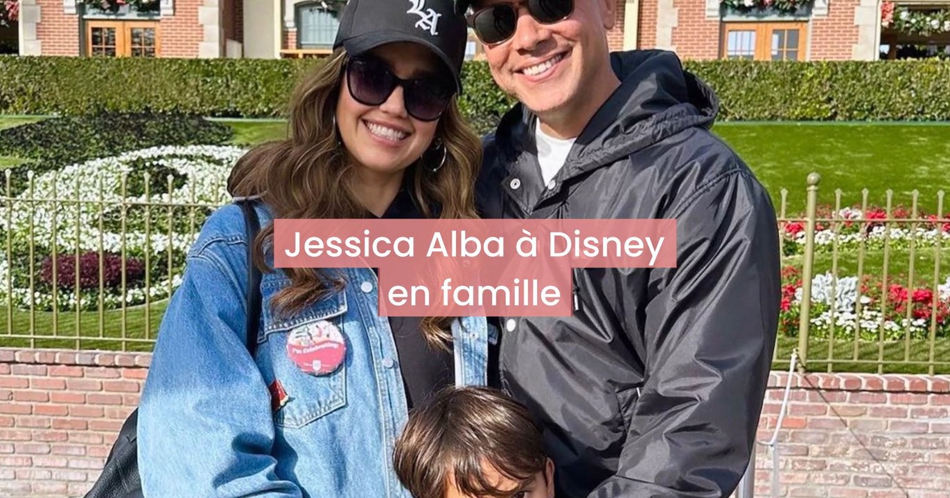 Jessica Alba et sa famille : journée en famille à Disneyland
