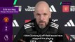 Ten Hag claims Antony is distracted by off-field issues