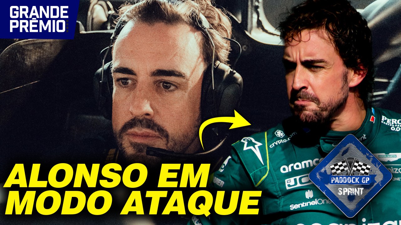 Começou cedo? Alonso já TOCA O TERROR na Aston Martin de olho NA VITÓRIA #33 | Paddock Sprint