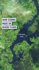 How storms made UK rivers flood