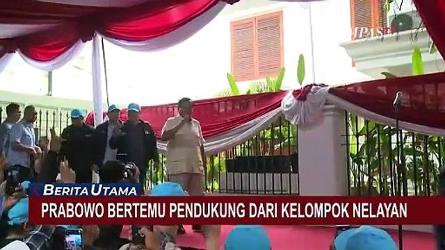 Prabowo Terima Deklarasi Dukungan dari Solidaritas Nelayan Indonesia