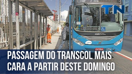 Passagem do Transcol mais cara a partir deste domingo