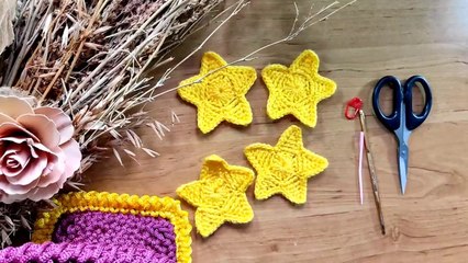 Crochet facile Étoile à faire en 3 mn  كروشيه نجمة