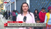Sin sistema y con personas que esperan por más de seis horas, el Segip colapsa en La Paz ​​​​​​