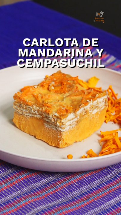 Carlota de Mandarina y Cempasúchil
