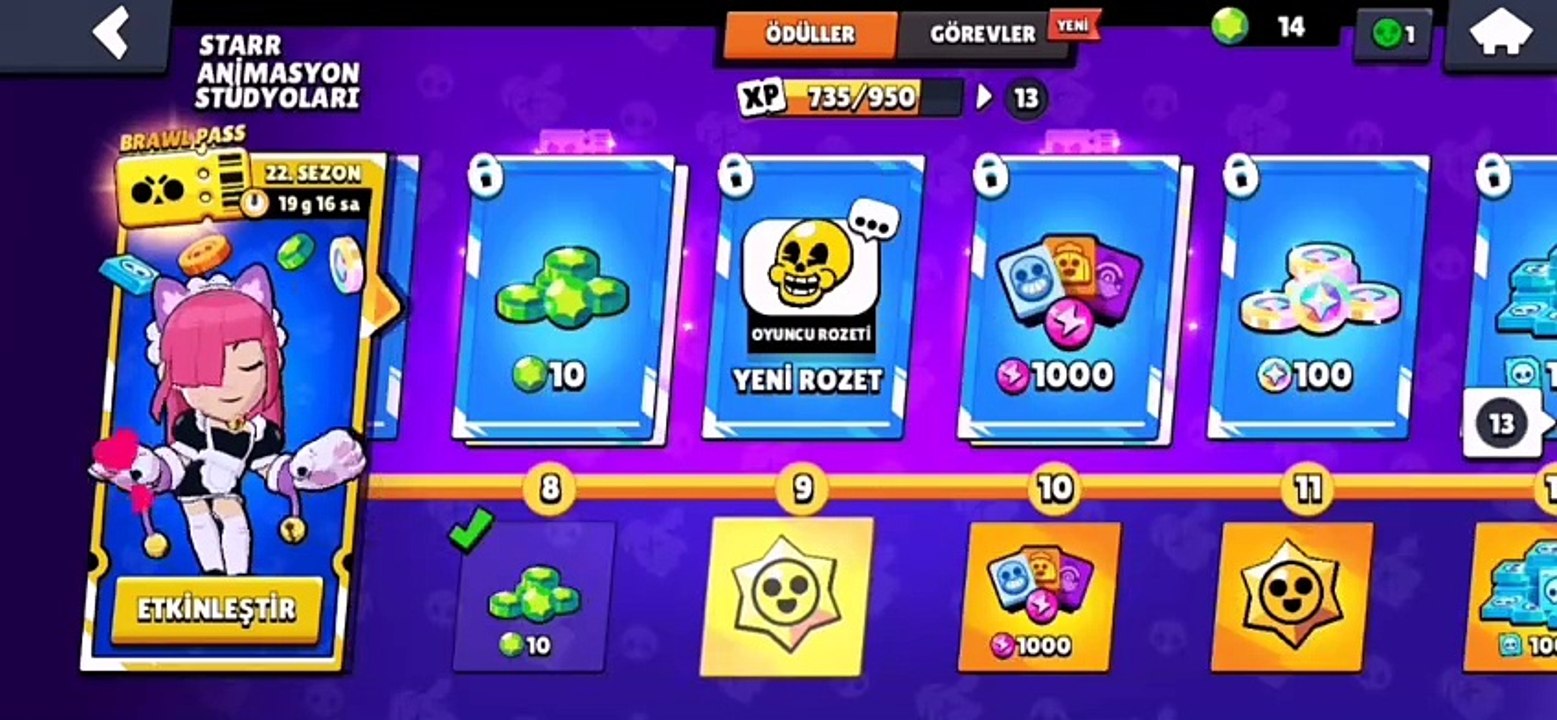 BRAWL STARS - GÜÇ KATAN PUANLAR 