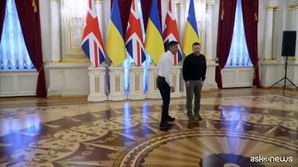 Sunak da Zelensky, firmato "accordo di sicurezza Gb-Ucraina"