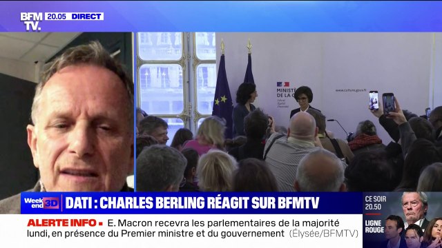 L'acteur Charles Berling dit avoir été surpris de la nomination de Rachida Dati au ministère de la Culture, mais espère désormais de la stabilité politique