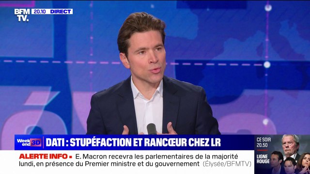 Geoffroy Didier (député européen LR) dit désapprouver le choix politique de Rachida Dati