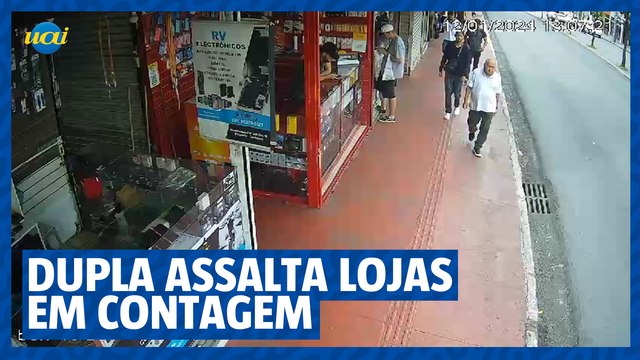 Dupla assalta lojas e acaba presa por PM após troca de tiros em Contagem