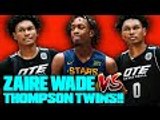 Thompson Twins vs Zaire Wade As FRESHMAN!! Full EXTENDED Cut