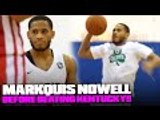 Markquis Nowell BEFORE Beating Coach Cal & Kentucky!! | High School Throwback