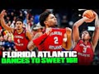 FLORIDA ATLANTIC DANCES TO THE SWEET 16!! Making School HISTORY In The Process