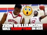 ZION WILLIAMSON vs STEPH CURRY'S OLD HIGH SCHOOL