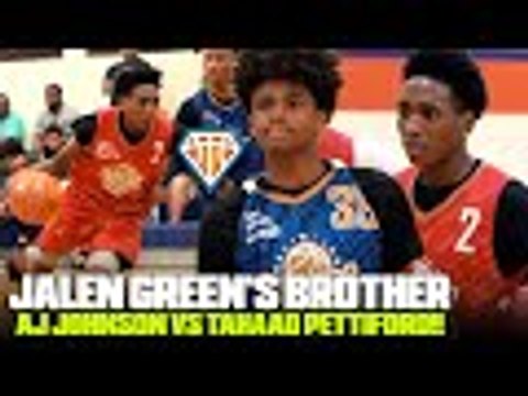 Tahaad Pettiford vs AJ Johnson (JALEN GREEN'S BROTHER ) at Pangos!! | Youngbulls SNAPPED In Vegas
