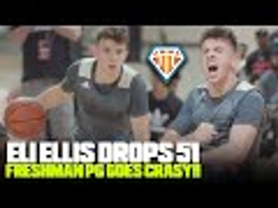 Eli Ellis TALKS HIS SH*T & DROPS 51 Points!! | Freshman PG Goes CRAZY at Adidas 3SSB