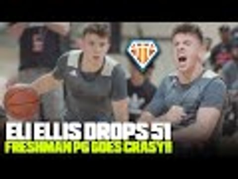 Eli Ellis TALKS HIS SH*T & DROPS 51 Points!! | Freshman PG Goes CRAZY at Adidas 3SSB