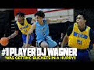 #1 PLAYER DJ Wagner Was SIZZLING In His First EYBL Game of the Season!! NJ Scholars v Seattle Rotary