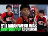5'11 Avian Webb Was LIGHTING IT UP At CP3 Rising Stars!! | PG From Kansas Has CRAZY DEEP RANGE