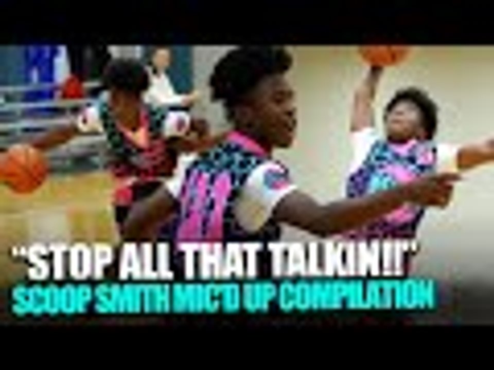 Scoop Smith Mic'd Up Compilation!! | FASTEST Middle School Basketball Player Is Also HILARIOUS