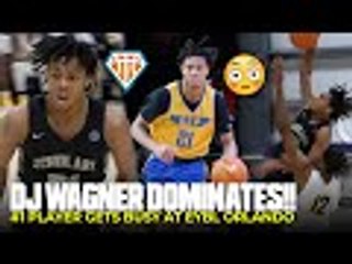DJ Wagner SHOWS WHY HE&apos;S #1 at EYBL Orlando!! | Leads NJ Scholars to UNDEFEATED Weekend