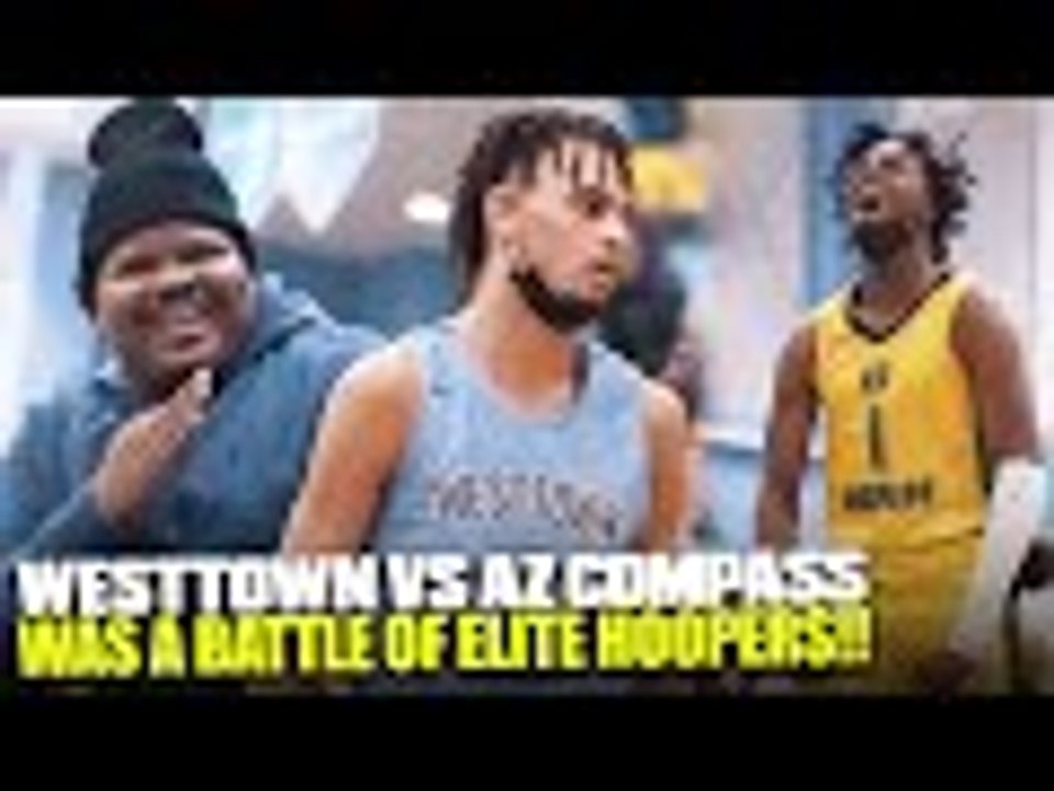 AZ Compass vs Westtown ELITE BATTLE at Slam Dunk on the Beach!! | CRAZY Amount of Talent in One Gym