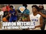 NATIONAL CHAMPION Davion Mitchell Was NASTY Back In High School!! Baylor Wins FIRST National Title