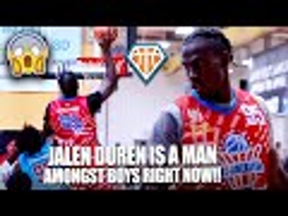 JALEN DUREN IS A MAN AMONGST BOYS RIGHT NOW!! | #1 Center in the Country Was a BULLY at Pangos
