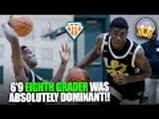 6&apos;9 8TH GRADER OUT THERE DOING WHAT?! | JD Palm Was HAVING HIS WAY vs Woodz Elite at Made Hoops