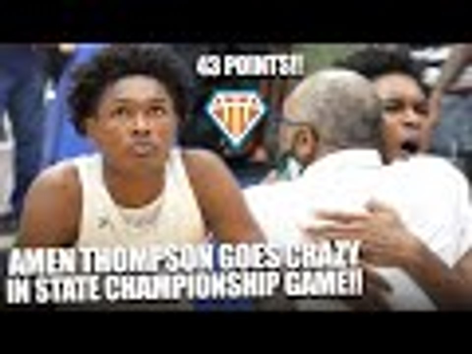 INSANE 43 POINT GAME In DOUBLE OT State Championship After Twin Brother Fouls Out!!