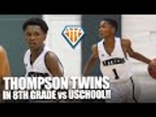 Thompson Twins in 8TH GRADE vs Scottie Barnes, Vernon Carey & USchool!! | Now They&apos;re 5-STARS