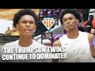 Pine Crest&apos;s Thompson Twins PUT ON A SHOW During The State Final 4!! | Best Twin Duo In The Country