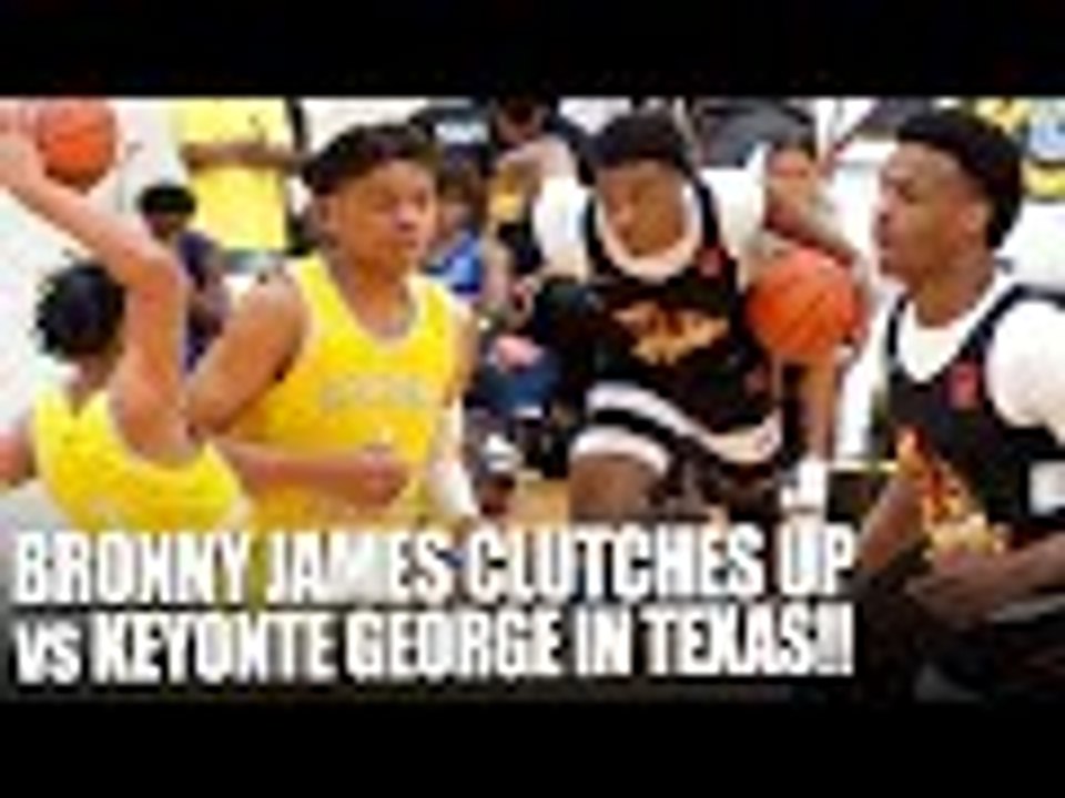 Bronny James COMES UP CLUTCH vs Keyonte George in Texas!! Strive 4 Greatness v Southern Assault