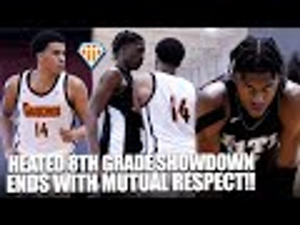 HEATED 8TH GRADE SHOWDOWN ENDS WITH RESPECT!! Jamier Jones vs Brandon Stores Was An ELITE Battle