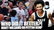 WHO DID IT BETTER?! Mikey Williams or Peyton Kemp  | Nasty Full Court Passes!!