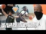 RAY ALLEN Watches Jordyn Kee & Nate Sasser GO TO WORK at Pangos All-American Event in Miami!!