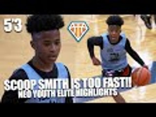 5&apos;3 Scoop Smith Is TOO DAMN FAST For His Age!! | ELITE 7th Grade Point Guard Has CRAZY HEART & GAME