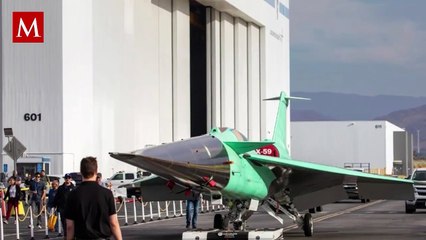NASA lanza X-59, el avión supersónico silencioso