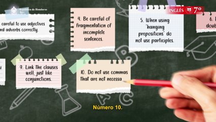 The art of writing #20, 7.º Inglés Lección Educativa