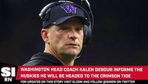 Alabama Hires Washington’s Kalen DeBoer to Replace Nick Saban as Head Coach