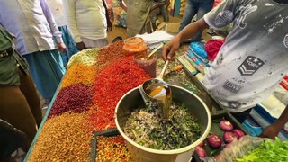 Massive Chana Mixture Making Local Village Market - Indian Street Food