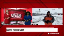 Drivers stranded in snow as winter storm hits the Midwest