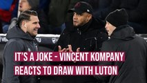 It's a joke!  Vincent Kompany rages at decision to allow Luton goal to stand