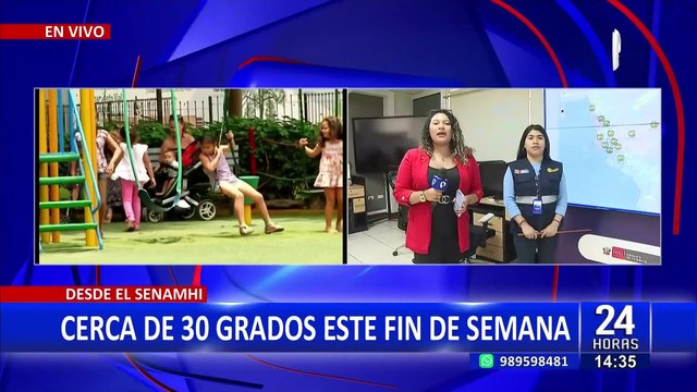 Senamhi advierte temperaturas de hasta 30 grados este fin de semana en Lima