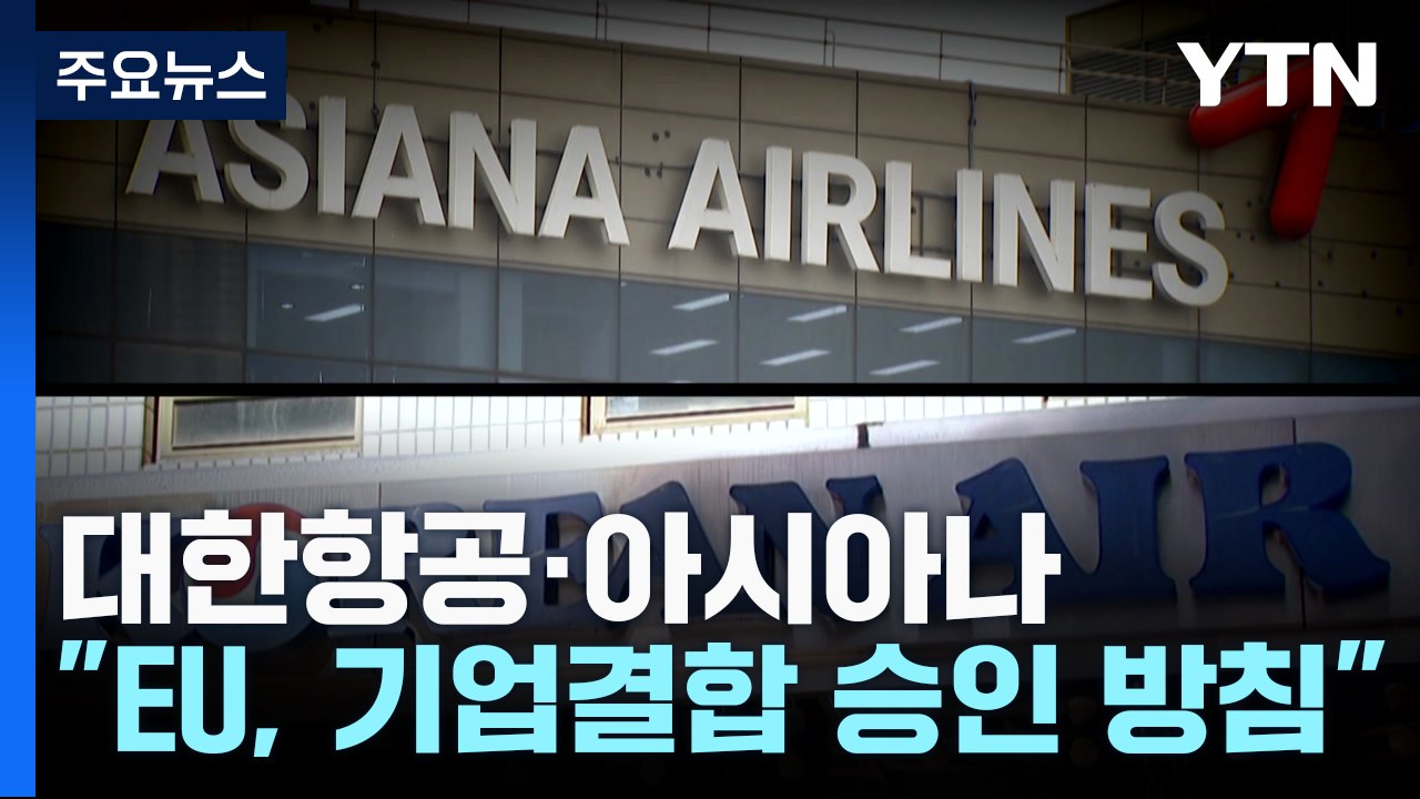 "EU, 대한항공·아시아나 합병 승인 방침" / YTN