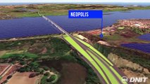 Ponte ligará as cidades de Penedo (AL) e Neópolis (SE)