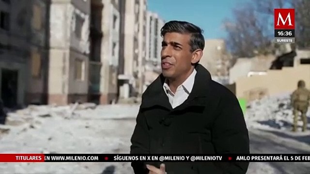 Primer ministro británico visitó Kiev para anunciar nuevo paquete de ayuda militar a Ucrania