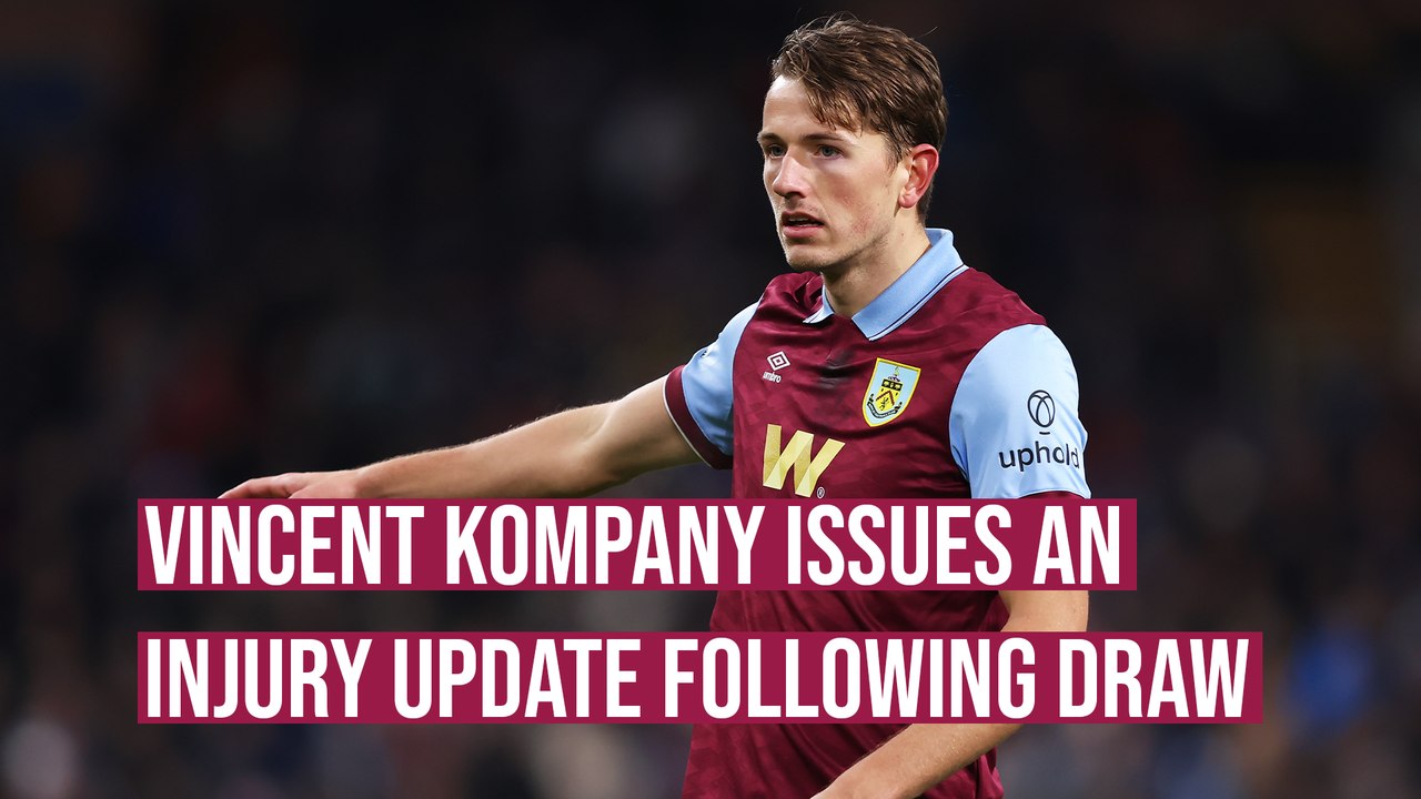 Vincent Kompany issues an injury update following Luton draw
