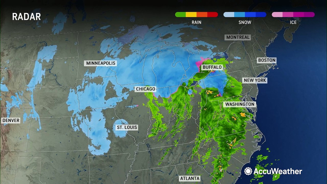 Western New York braces for feet of lake-effect snow - video Dailymotion